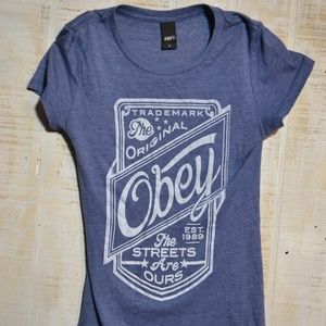 Obey short sleeve shirt
